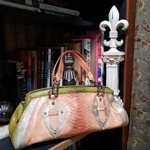 Cole Haan Trininity Python Snakeskin Purse